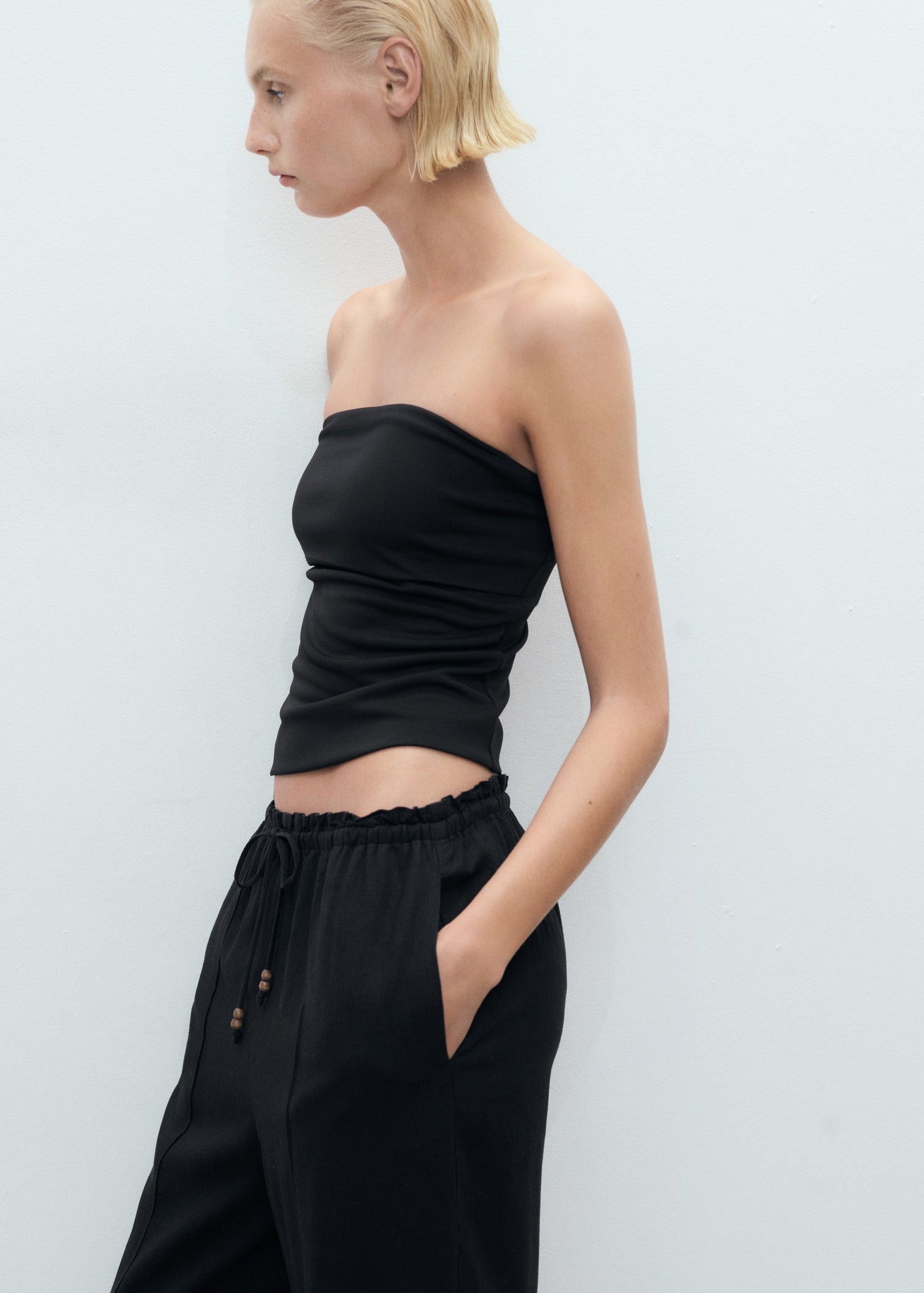 Mango trousers scott in Black - D1