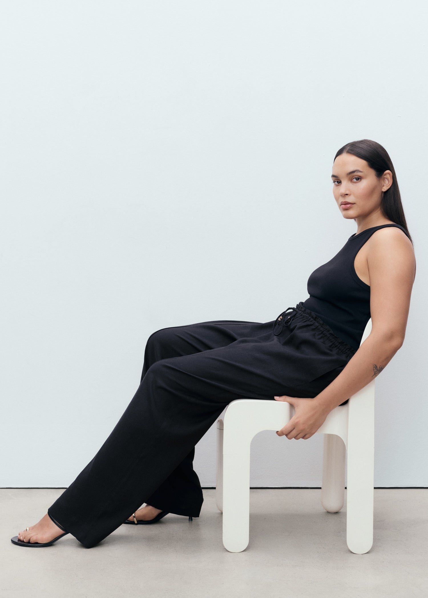 Mango trousers scott in Black - D4