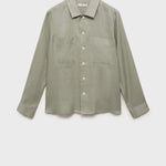Mango overshirt pantin in Mint - B