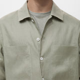 Mango overshirt pantin in Mint - D1