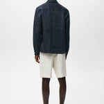 Mango overshirt pantin in Navy - R