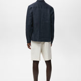 Mango overshirt pantin in Navy - R