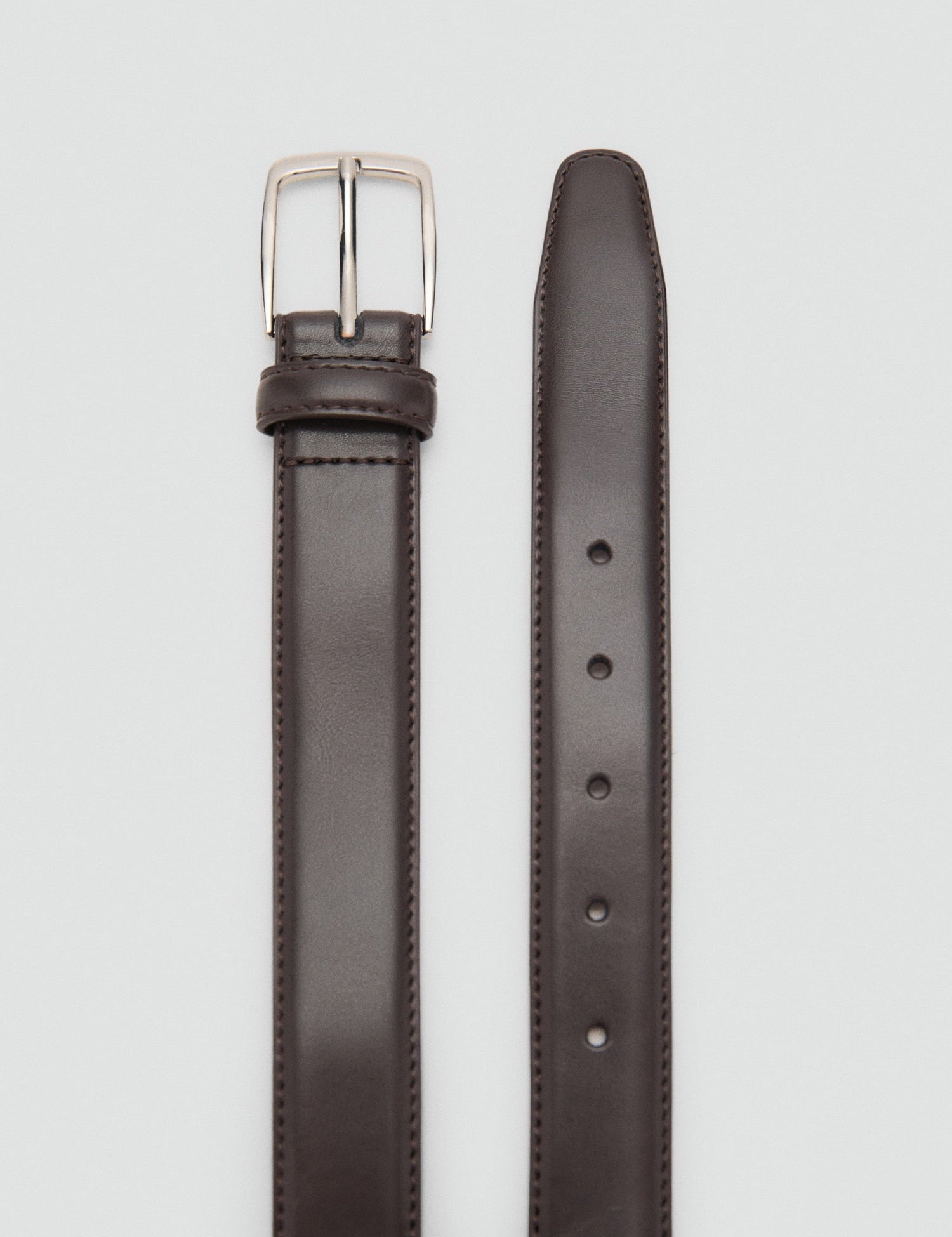 Mango belt basico in Brown