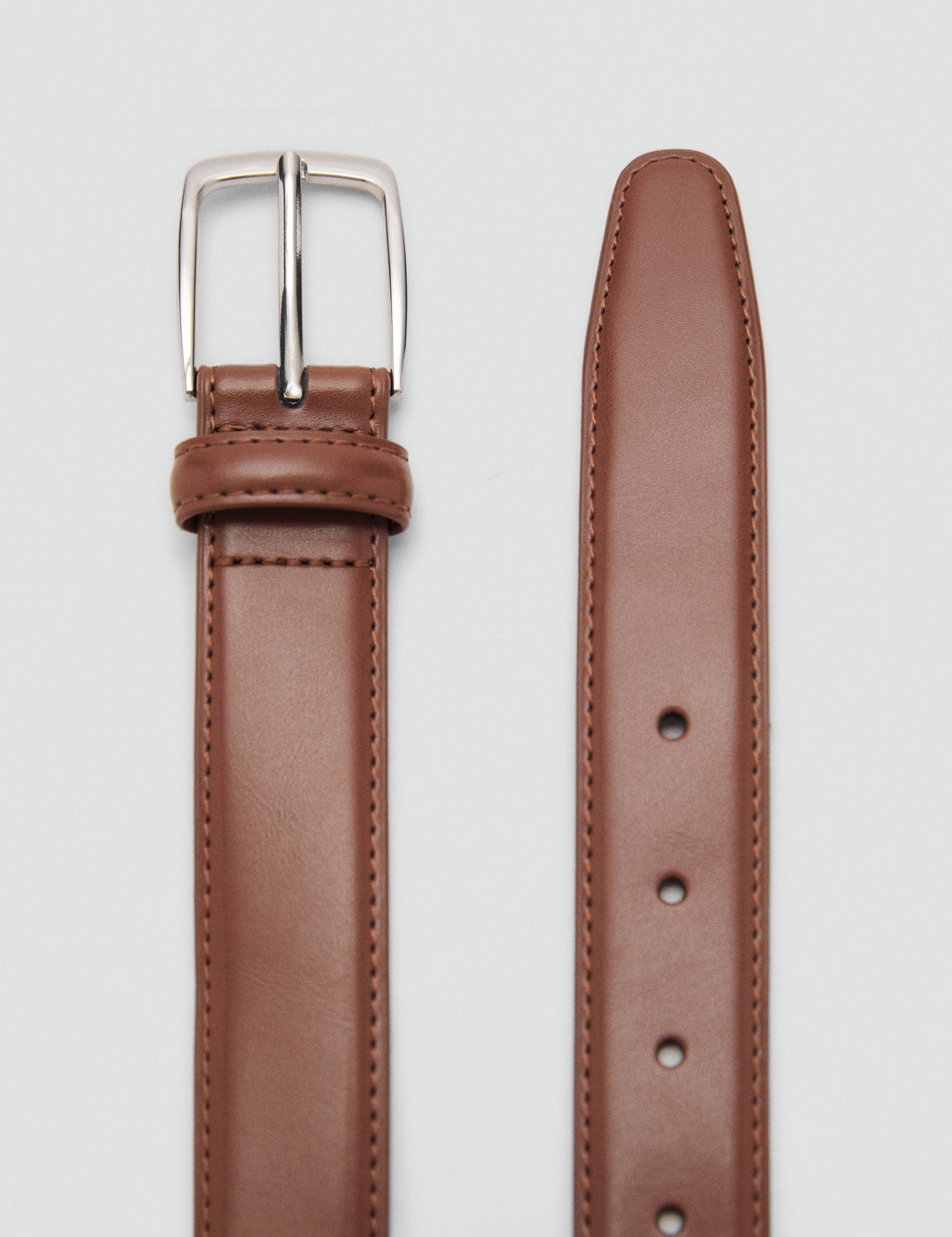 Mango belt basico in Leather