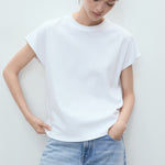 Mango t-shirt sevilla in White