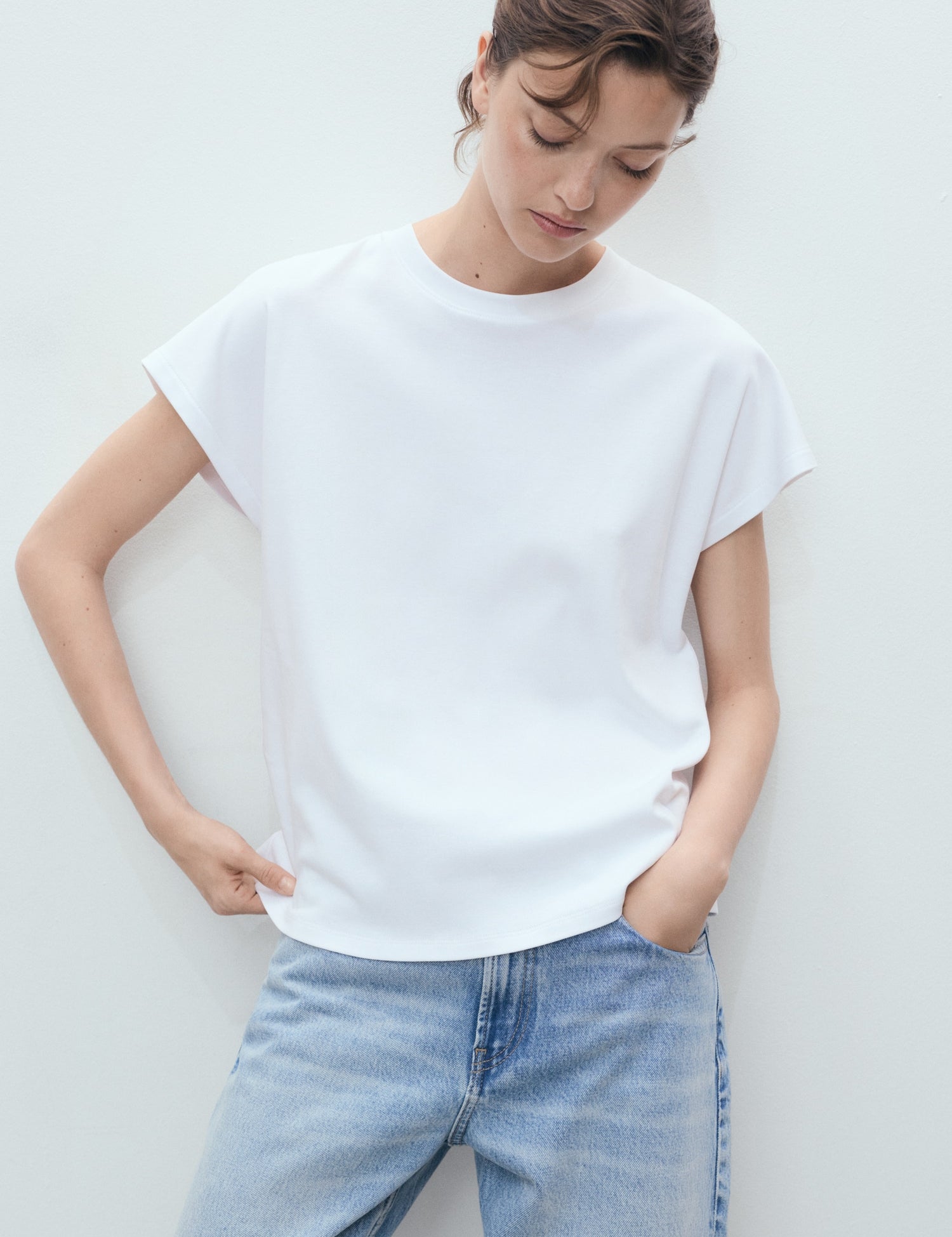 Mango t-shirt sevilla in White