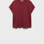 Mango t-shirt sevilla in Burgundy - B