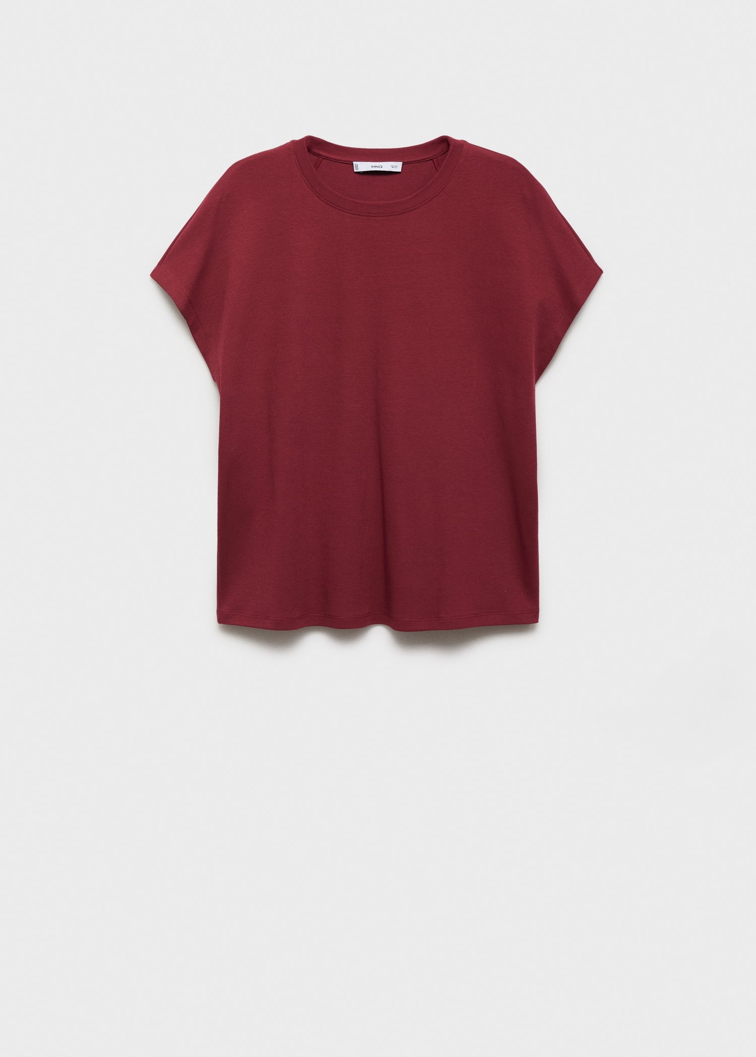 Mango t-shirt sevilla in Burgundy - B