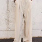 Mango trousers carla in Stone