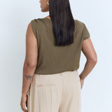 Mango trousers carla in Stone - D4