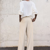 Mango trousers carla in Stone - R