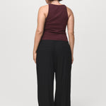 Mango trousers carla in Black - D4