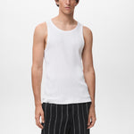 Mango t-shirt deltac in Off White