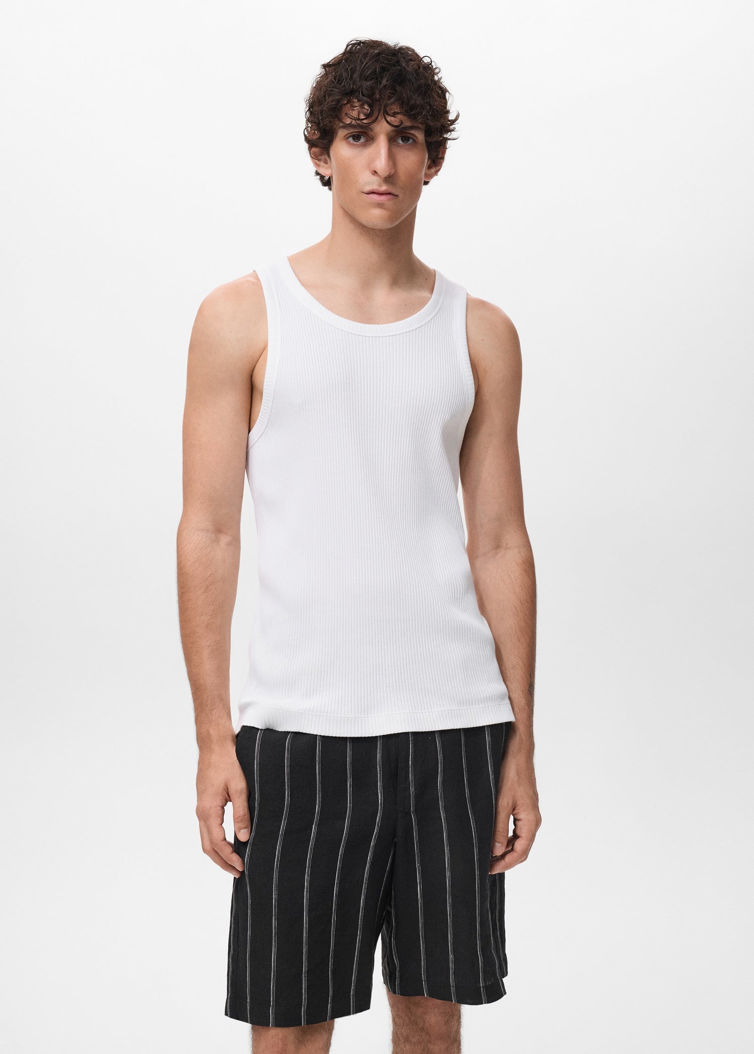 Mango t-shirt deltac in Off White