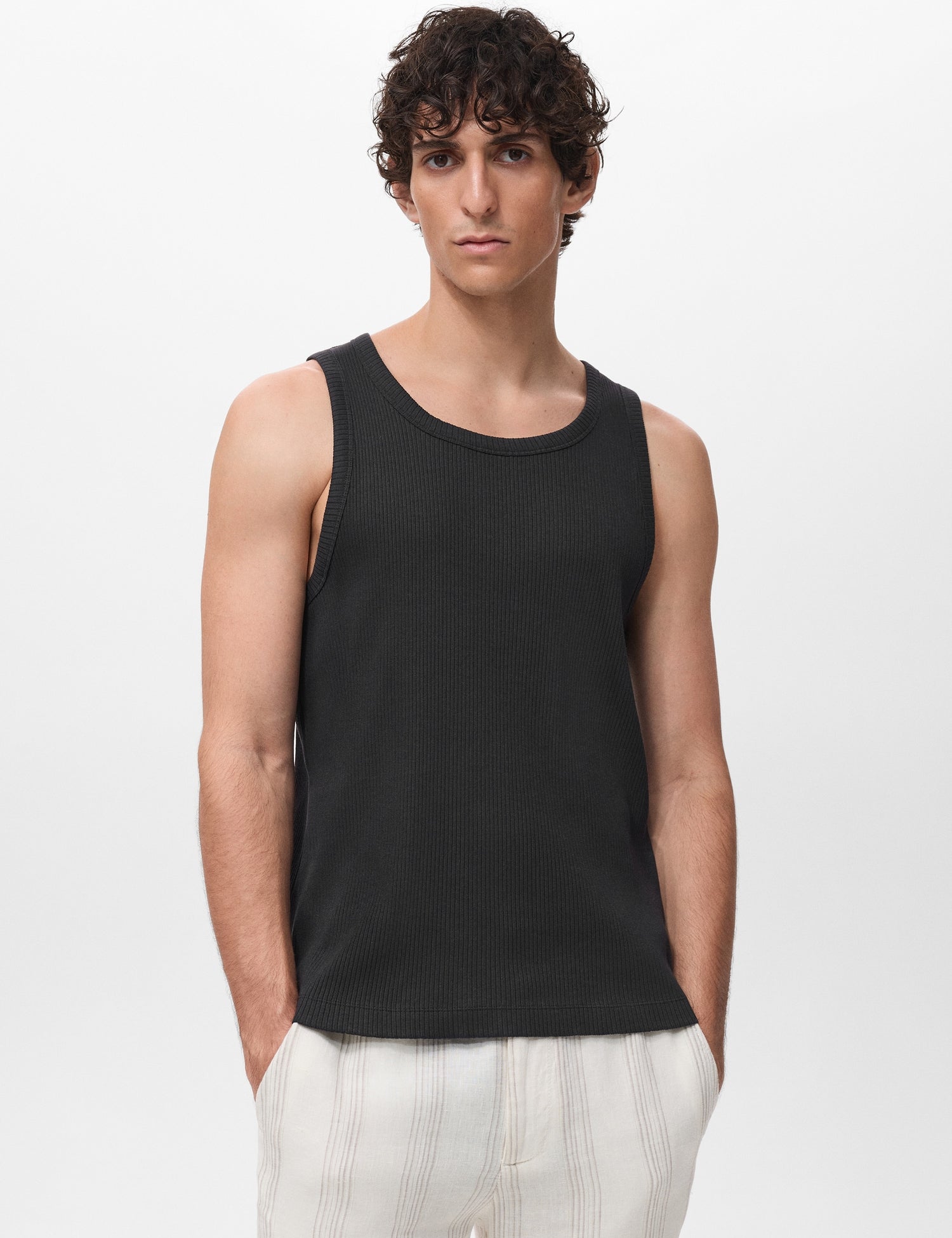Mango t-shirt deltac in Black