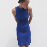 Mango dress albert in Electric Blue