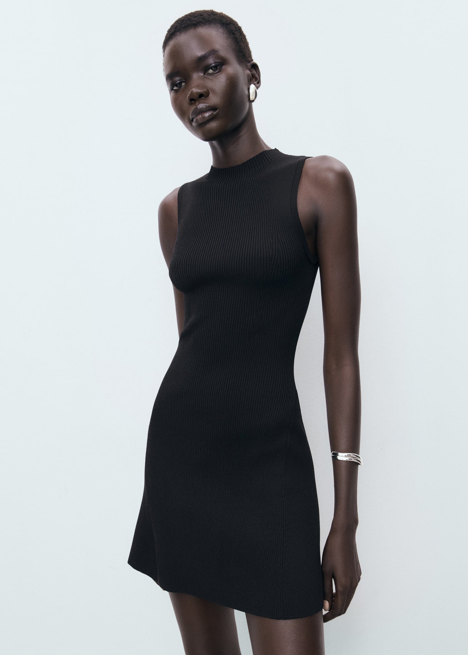 Mango dress albert in Black