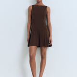 Mango dress sicily in Chocolate - 99999999_01