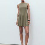 Mango dress sicily in Khaki - 99999999_01