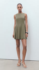 Mango dress sicily in Khaki - 99999999_01