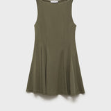 Mango dress sicily in Khaki - B