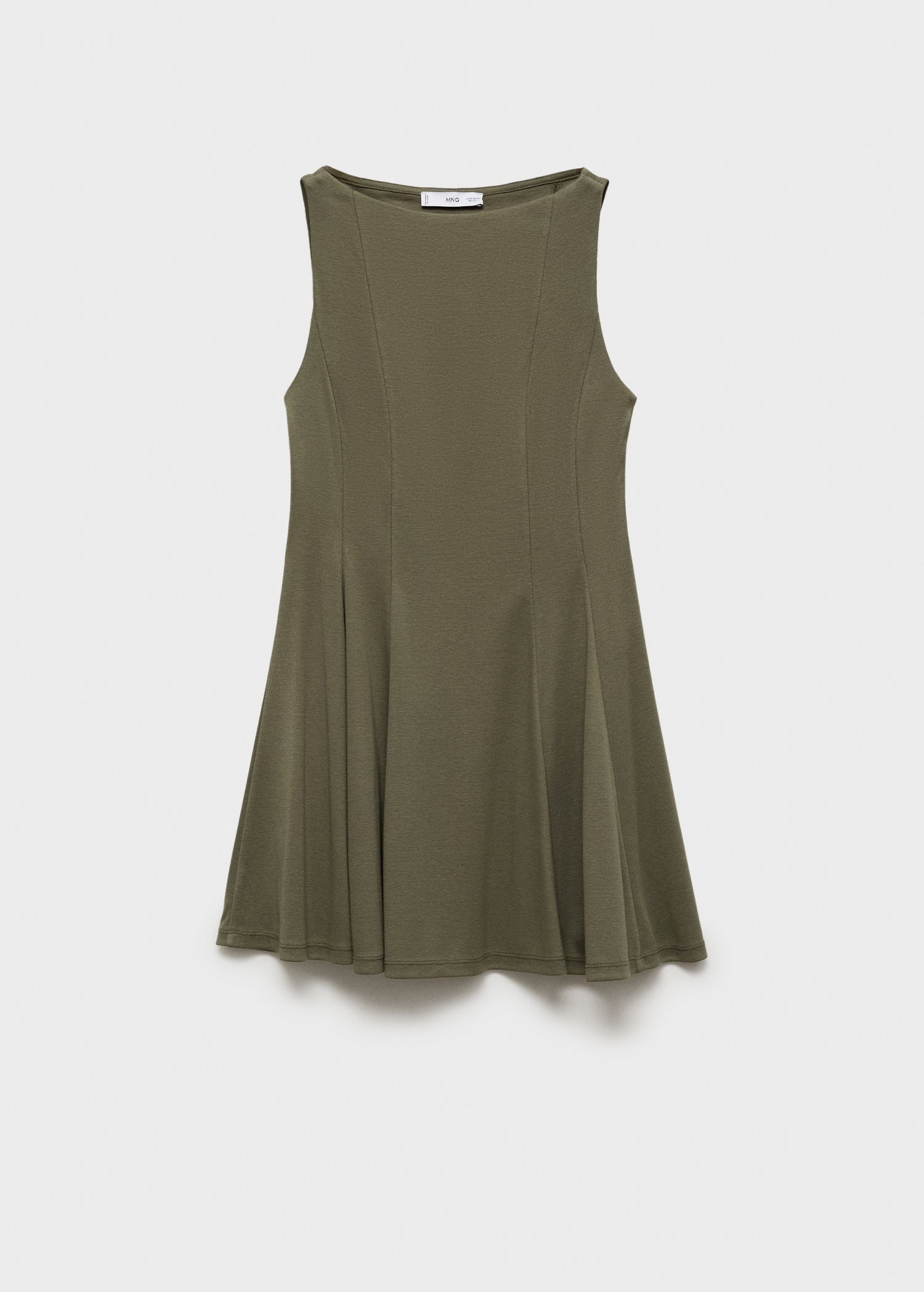 Mango dress sicily in Khaki - B