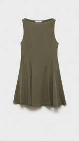 Mango dress sicily in Khaki - B