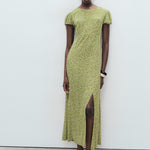 Mango dress pomelo in Green - 99999999_01