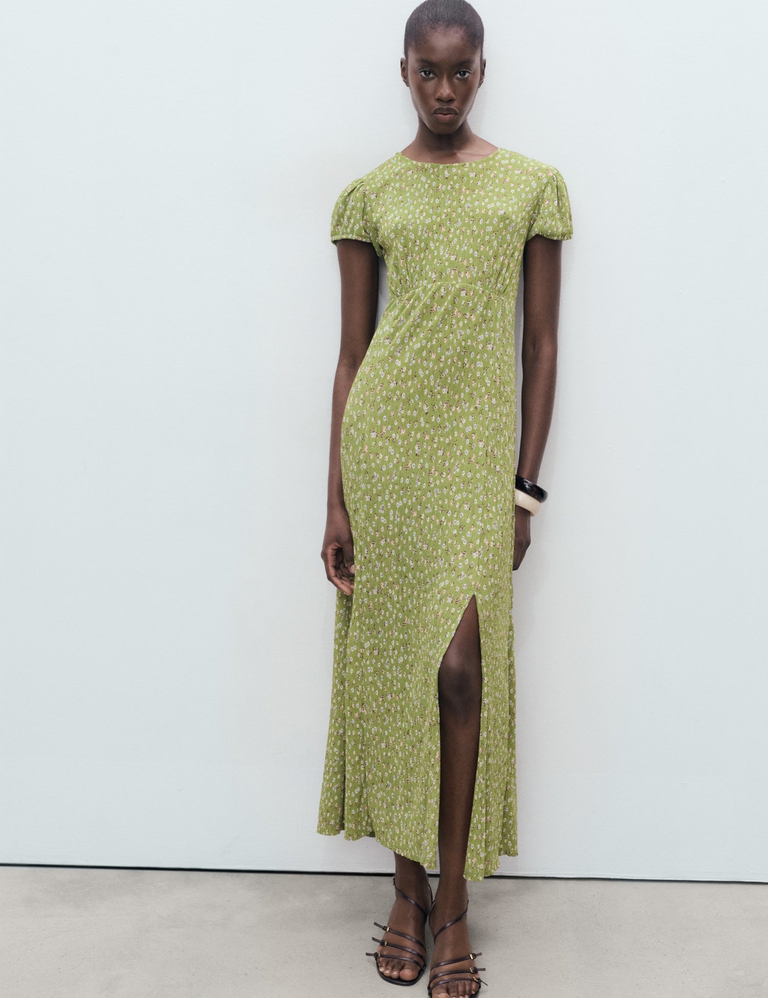 Mango dress pomelo in Green - 99999999_01