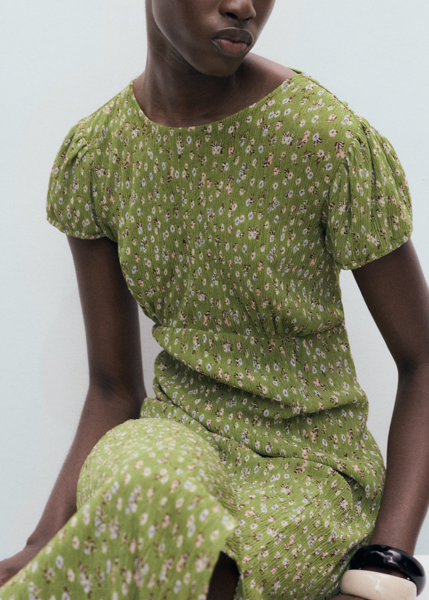 Mango dress pomelo in Green - D2