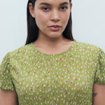 Mango dress pomelo in Green - D4