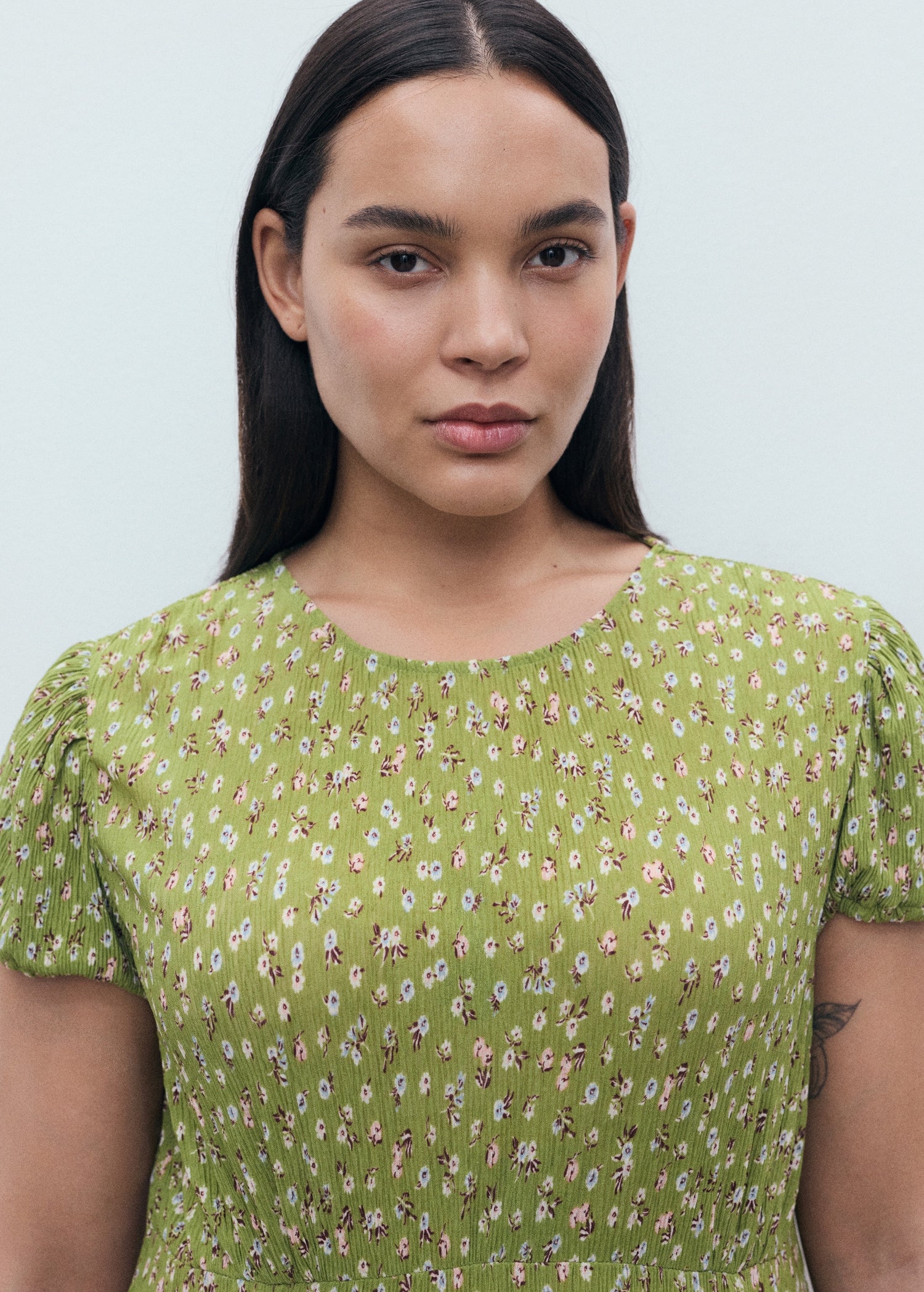 Mango dress pomelo in Green - D4