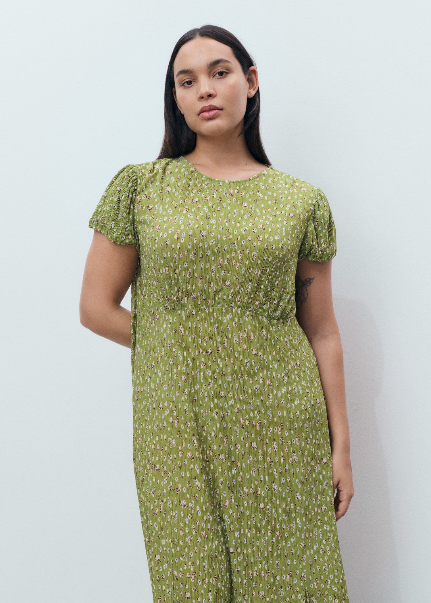 Mango dress pomelo in Green - D5