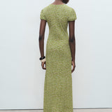 Mango dress pomelo in Green - R