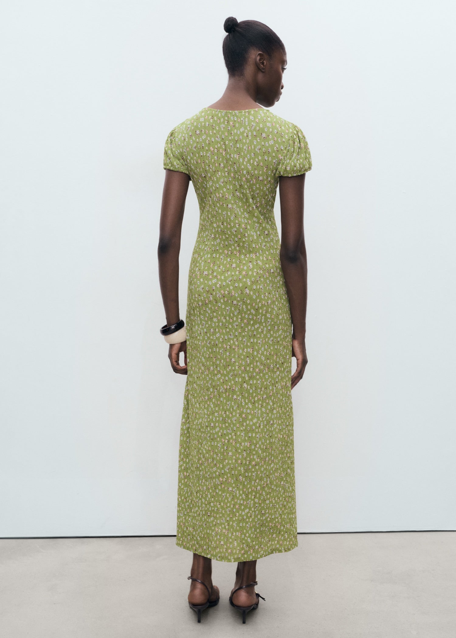 Mango dress pomelo in Green - R