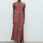 Mango dress pomelo in Burgundy - 99999999_01