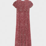 Mango dress pomelo in Burgundy - B