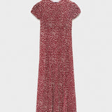 Mango dress pomelo in Burgundy - B