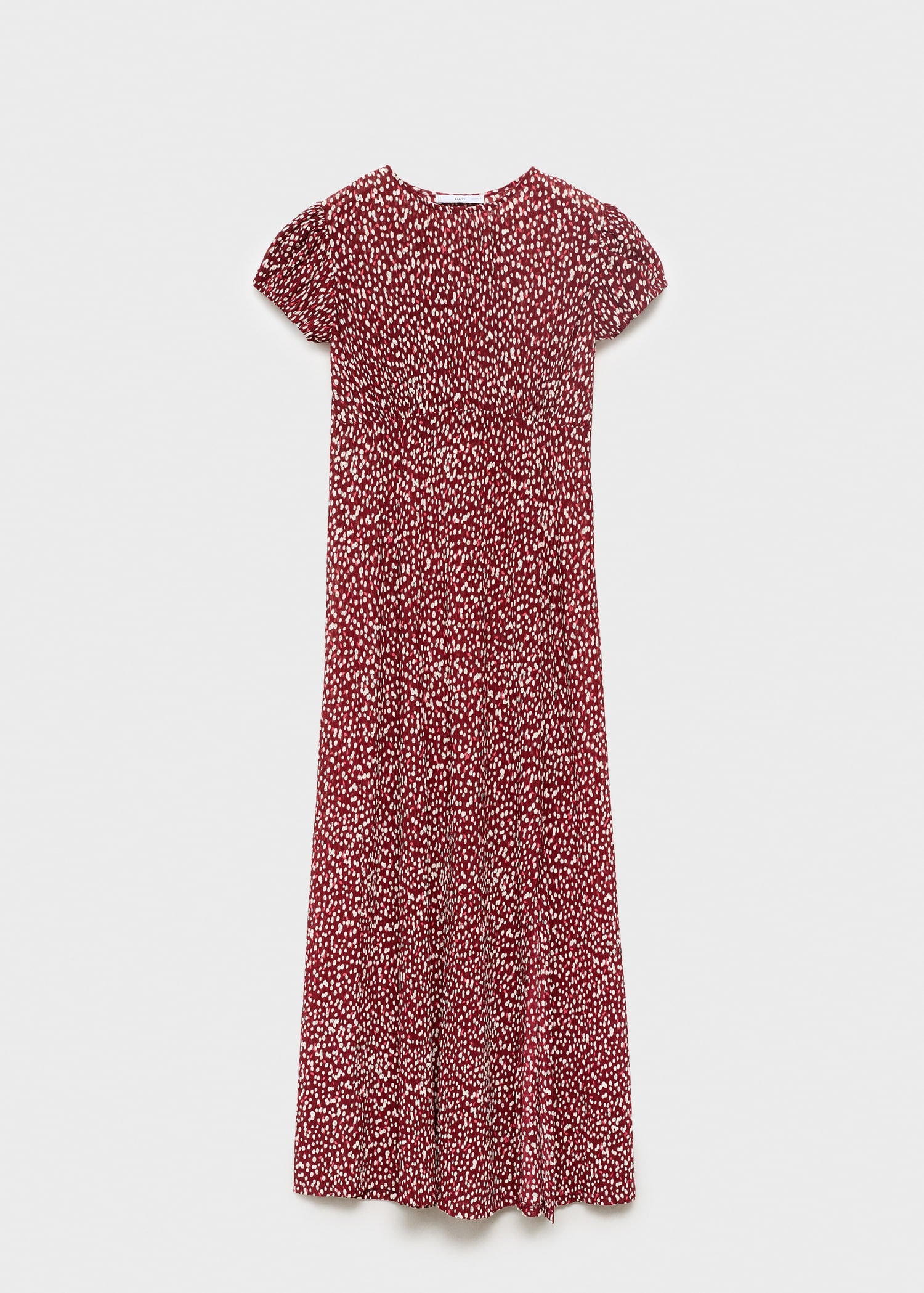 Mango dress pomelo in Burgundy - B