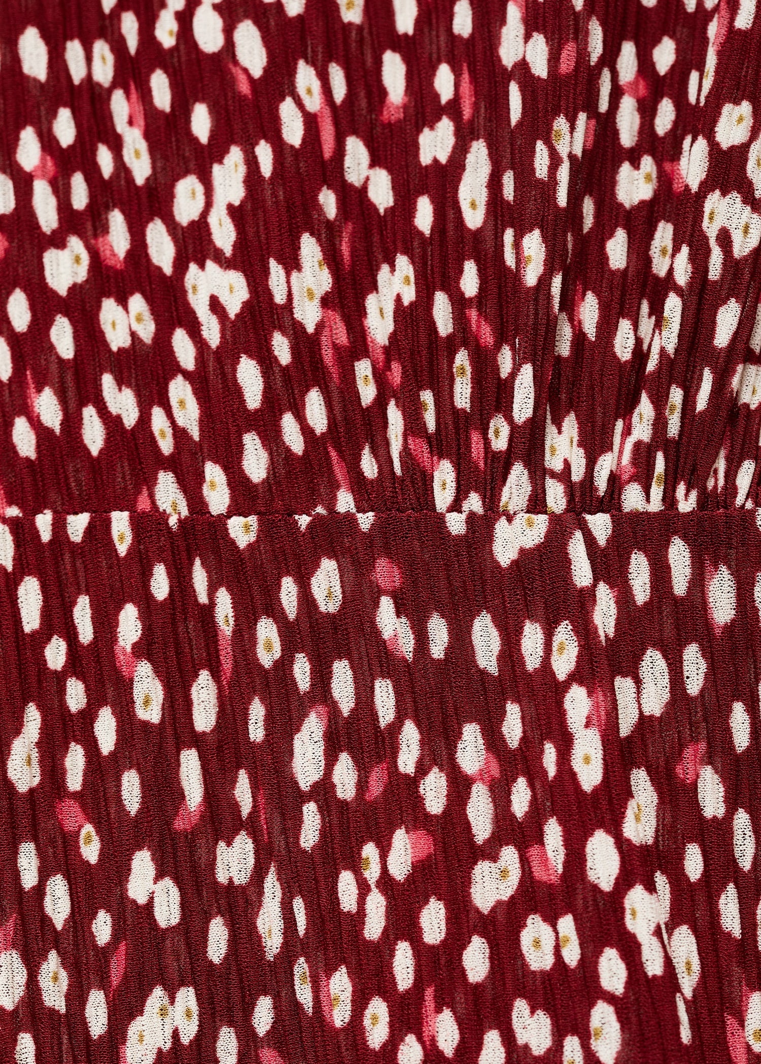 Mango dress pomelo in Burgundy - D0