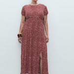 Mango dress pomelo in Burgundy - D3