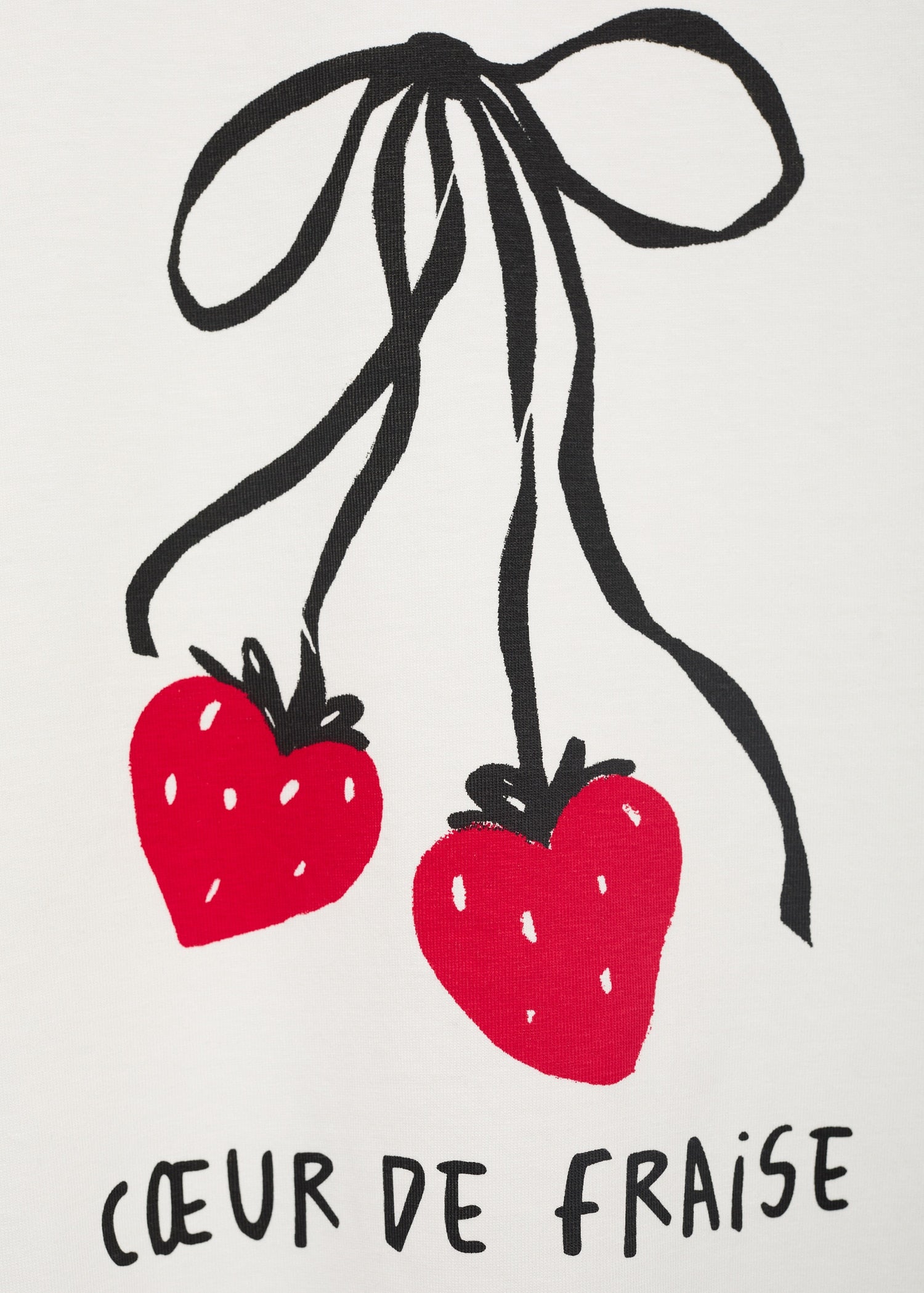 Mango t-shirt ilustra in White - D0