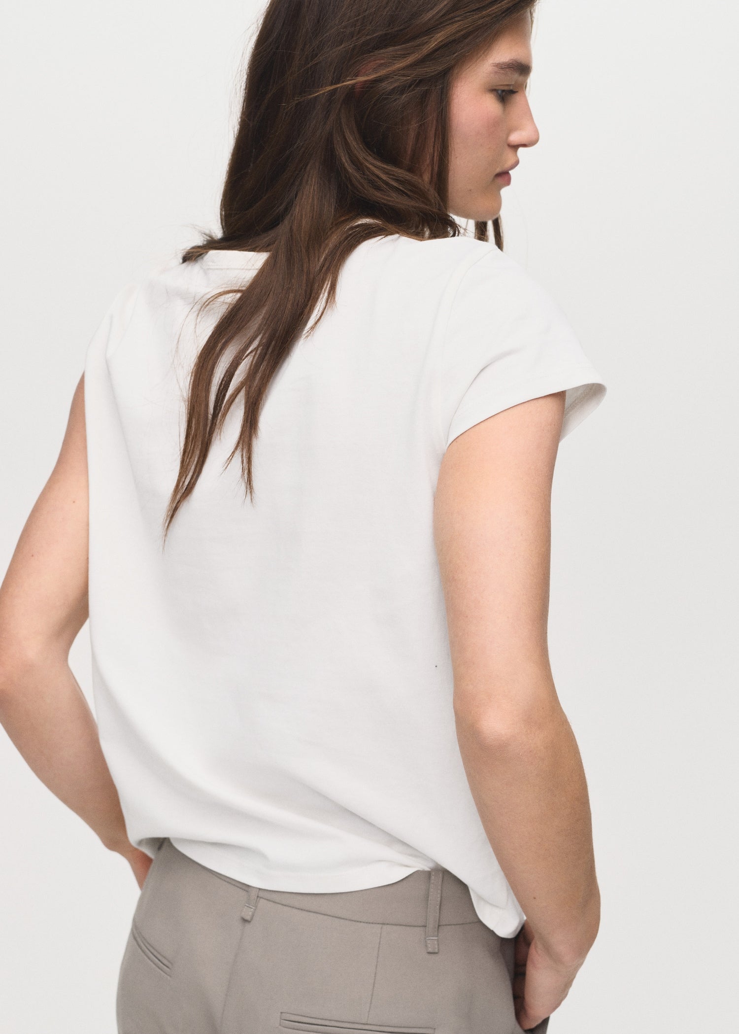 Mango t-shirt ilustra in White - R