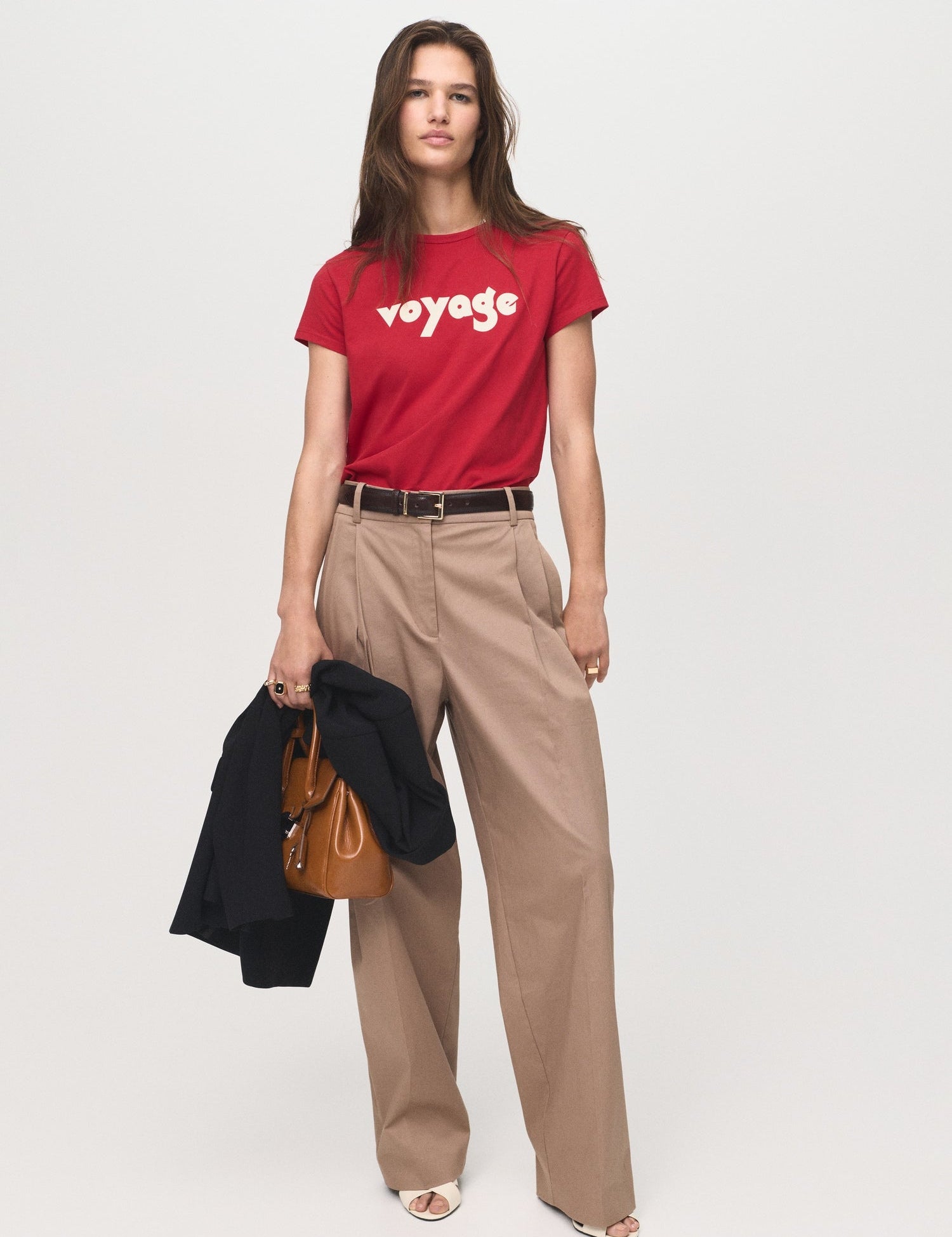 Mango t-shirt ilustra in Red - 99999999_01