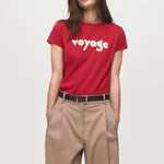 Mango t-shirt ilustra in Red