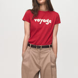 Mango t-shirt ilustra in Red