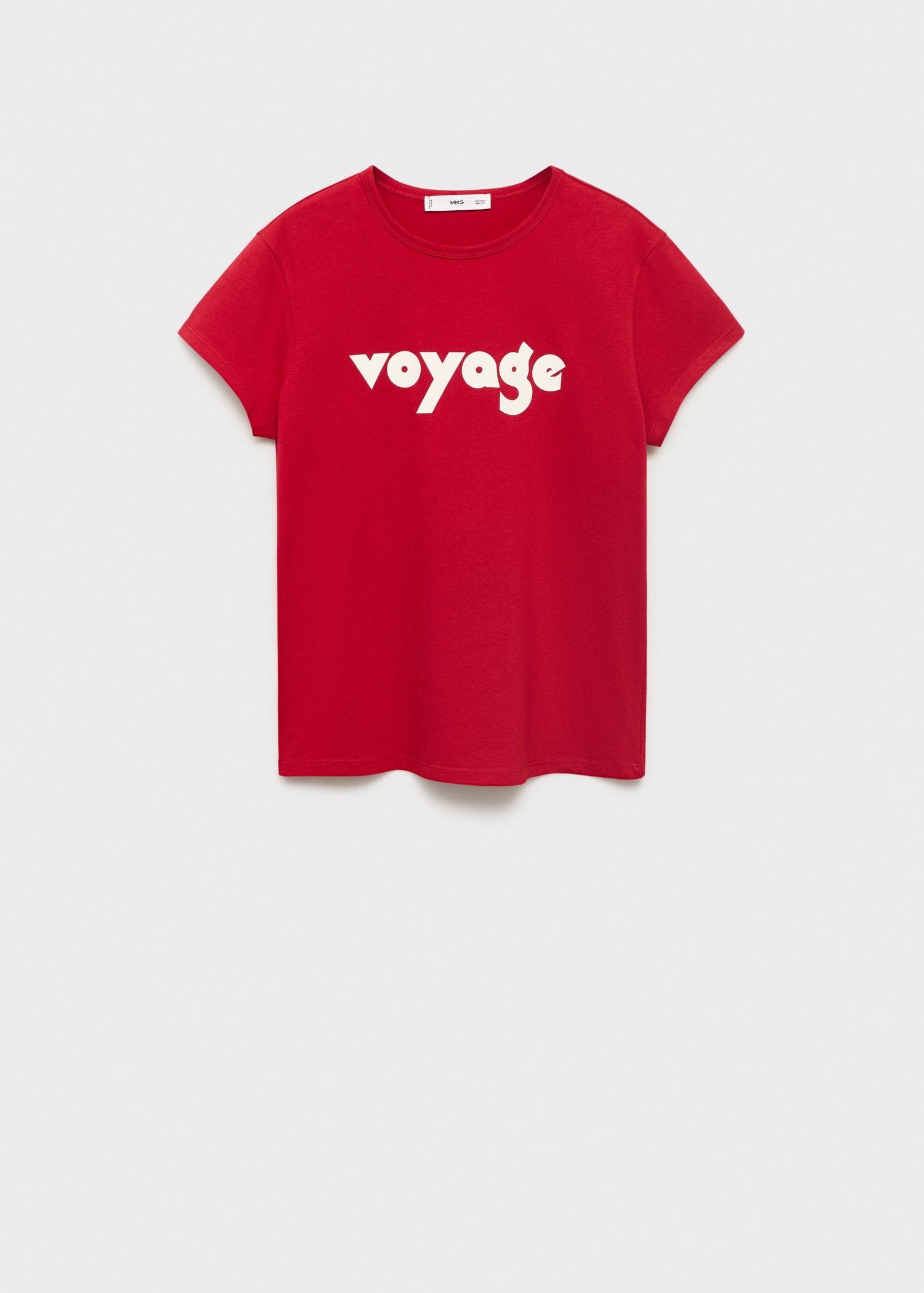 Mango t-shirt ilustra in Red - B