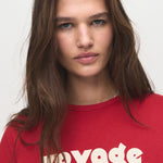 Mango t-shirt ilustra in Red - D1