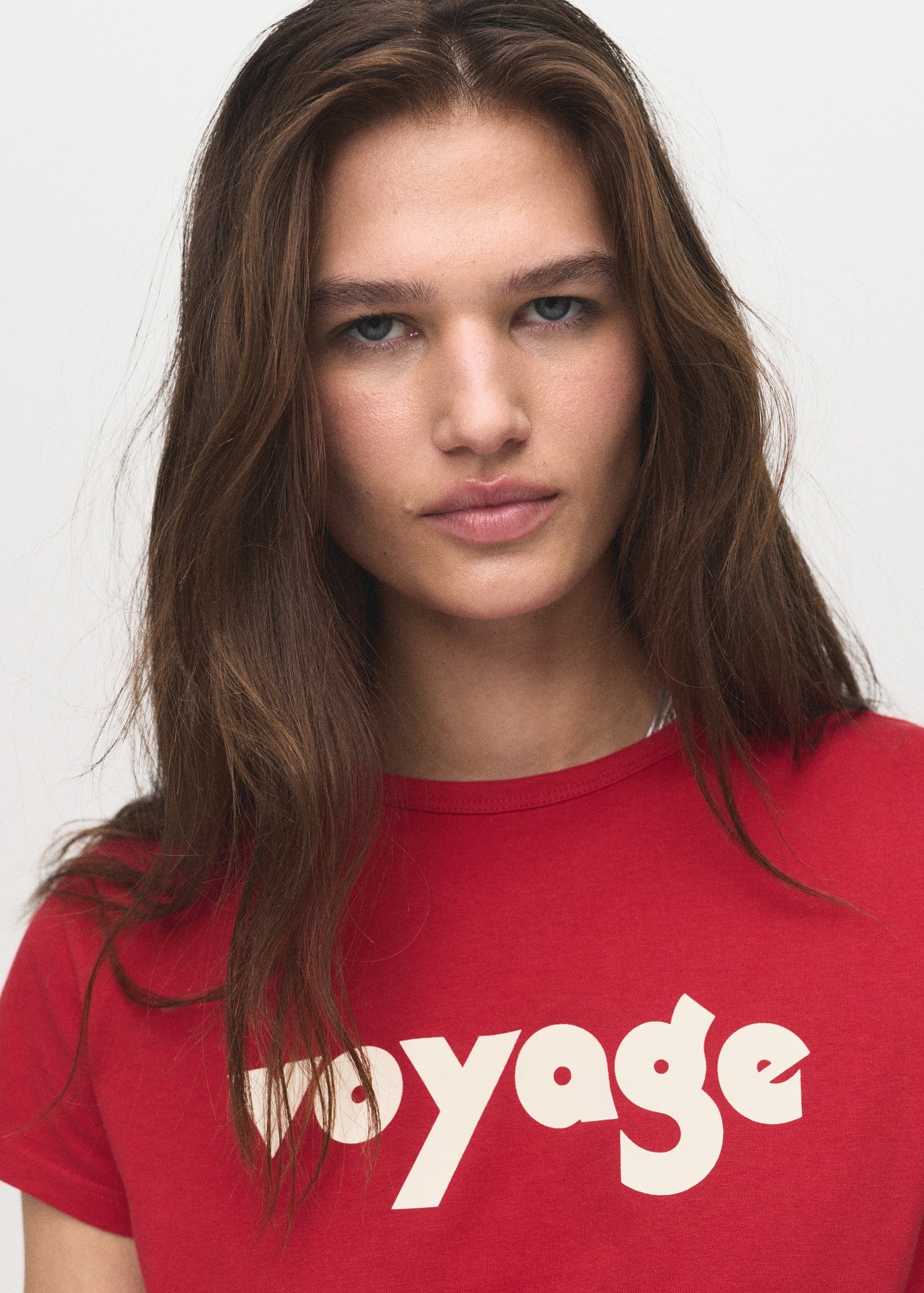 Mango t-shirt ilustra in Red - D1