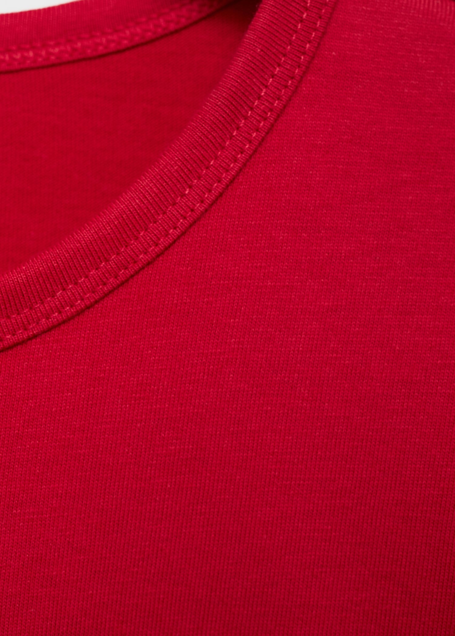 Mango t-shirt ilustra in Red - D8